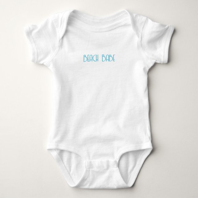 Baby Girls Bodysuit - Beach Babe (Front)