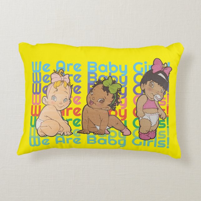 Baby Girls Pillow (Back)