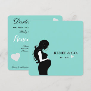 Baby Glam Shower Celebration Sprinkle Party Invitation