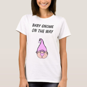 Baby Gnome on the Way Pink T-Shirt
