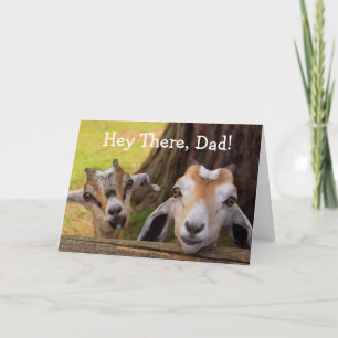 Baby Goat Father's Day Holiday Card