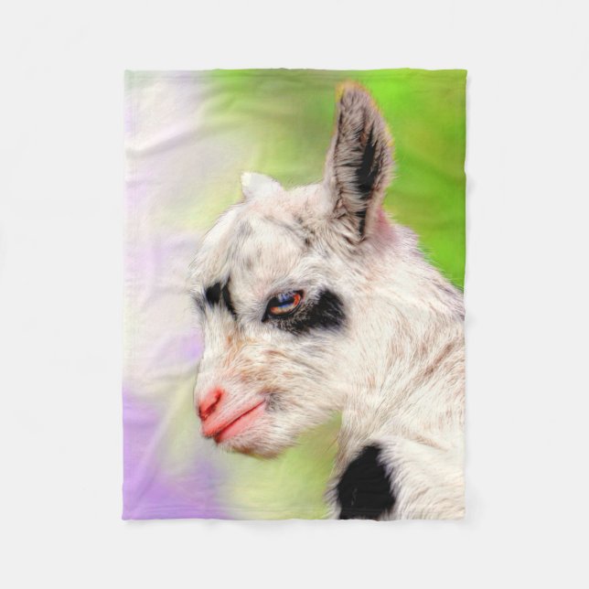 Baby Goat Fleece Blanket (Front)