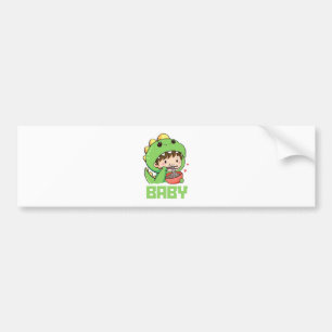baby godzilla bumper sticker