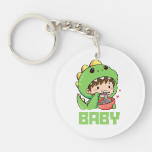 baby godzilla key ring