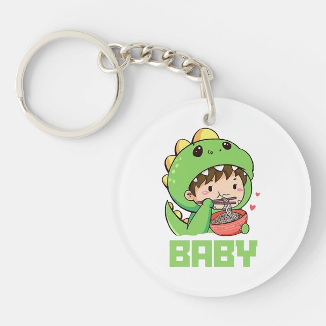 baby godzilla key ring (Front)