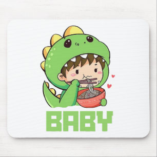 baby godzilla mouse mat