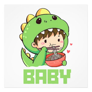 baby godzilla photo print