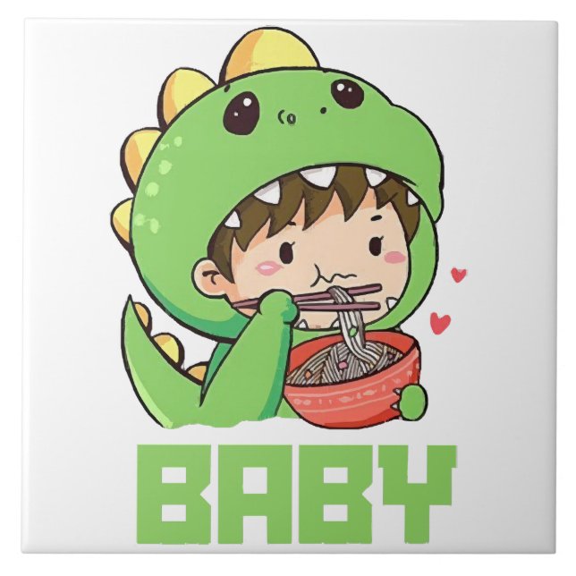 baby godzilla tile (Front)