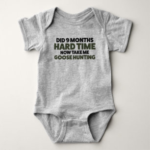 Baby Goose Hunting Jersey Bodysuit Shirt