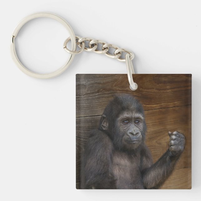 Baby Gorilla Key Ring (Front)