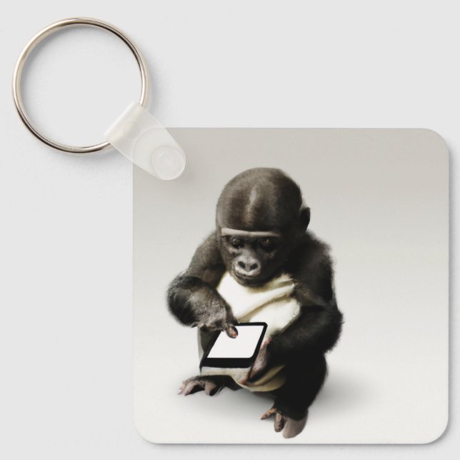 Baby gorilla Keyholder / チビゴリラのキーホルダー　Gorilla Life Key Ring (Front)