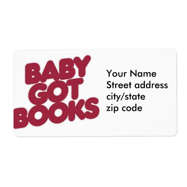 Baby got BOOKS (Front)