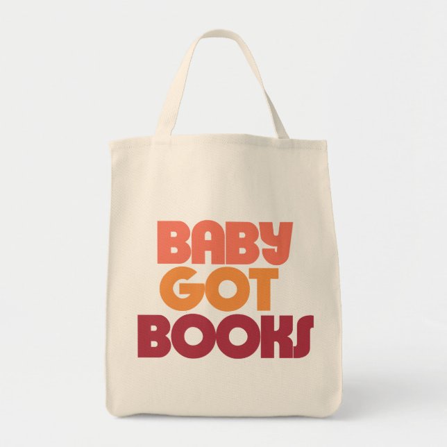 Baby got Books Tote Bag (Front)
