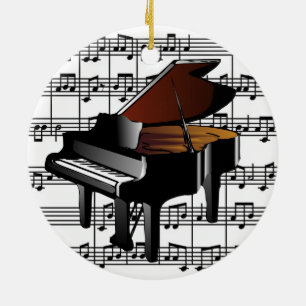 Baby Grand Piano Ornament