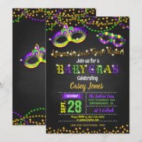 Baby Gras Baby Shower Invitation