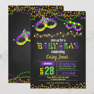 Baby Gras Baby Shower Invitation