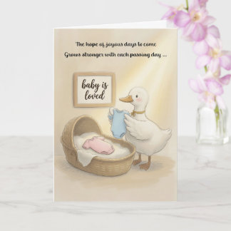 Baby Greeting Card Christian Faith-based Heartbeat