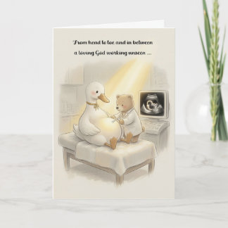 Baby Greeting Card Christian Faith-based Unseen