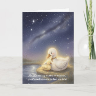 Baby Greeting Card Christian Faith-based Wonders