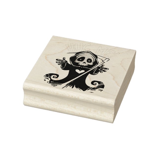 Baby Grim Reaper Rubber Stamp (Stamp)