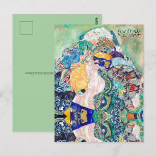 Baby Gustav Klimt Vintage Art Postcard