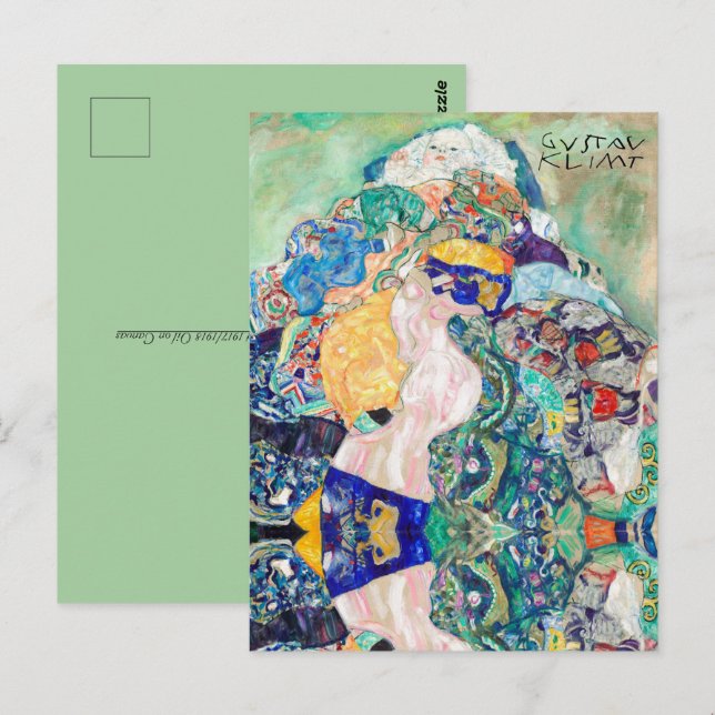 Baby Gustav Klimt Vintage Art Postcard (Front/Back)