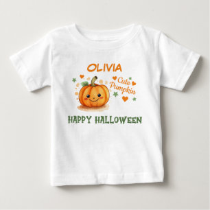 Baby Halloween Cute Pumpkin  T-Shirt