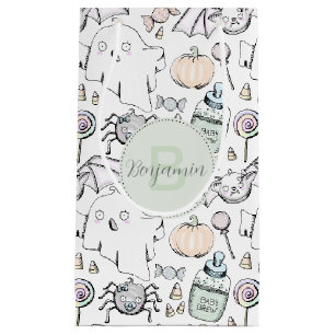 Baby Halloween Monogrammed Gift Bag