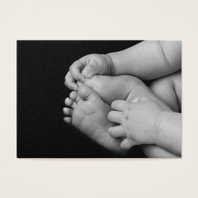 Baby Hands and Feet Black and White (Front)