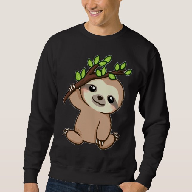 Baby Hanging Sloth Sweatshirt (Front)