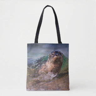 Baby Harbour Seal Tote Bag