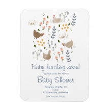 Baby Hatching Soon Chicken Baby Shower Invitation