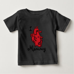 Baby heart mummy crawler T-Shirt