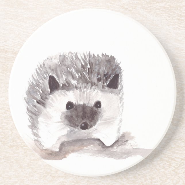 baby hedgehog coaster (Front)