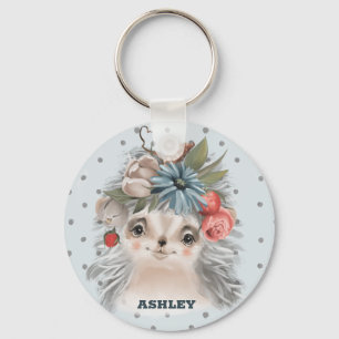 Baby Hedgehog Keychain