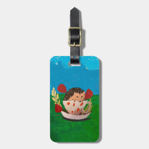 Baby Hedgehog Luggage Tag