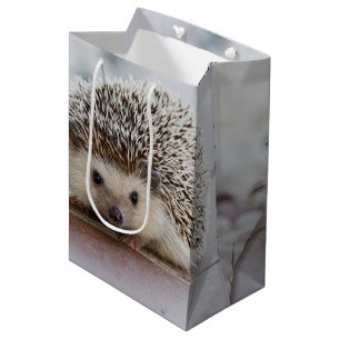 Baby hedgehog   medium gift bag