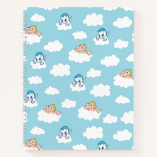 Baby Hercules and Pegasus Cloud Pattern Notebook