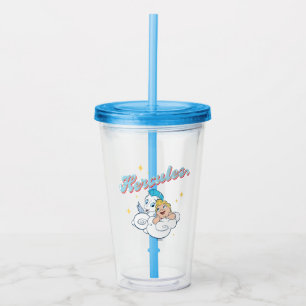 Baby Hercules and Pegasus on a Cloud Acrylic Tumbl Acrylic Tumbler