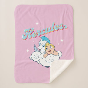 Baby Hercules and Pegasus on a Cloud Sherpa Blanke Sherpa Blanket