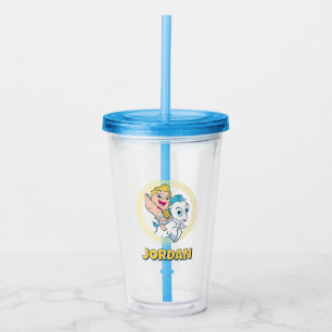 Baby Hercules Riding Pegasus Acrylic Tumbler