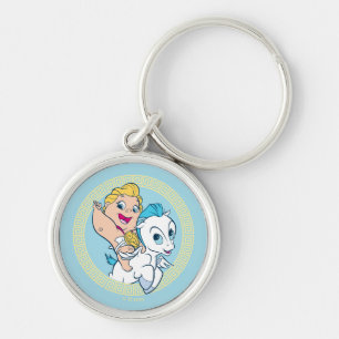 Baby Hercules Riding Pegasus Keychain
