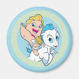 Baby Hercules Riding Pegasus Magnet