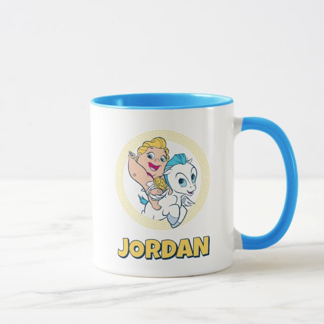 Baby Hercules Riding Pegasus Mug (Right)