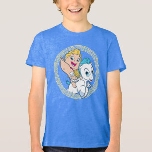 Baby Hercules Riding Pegasus Tri-Blend Shirt