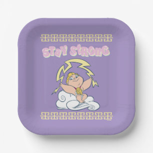 Baby Hercules - Stay Strong Paper Plates