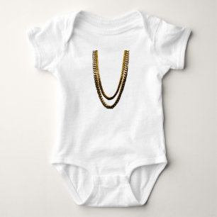 baby hip hop chain bodysuit