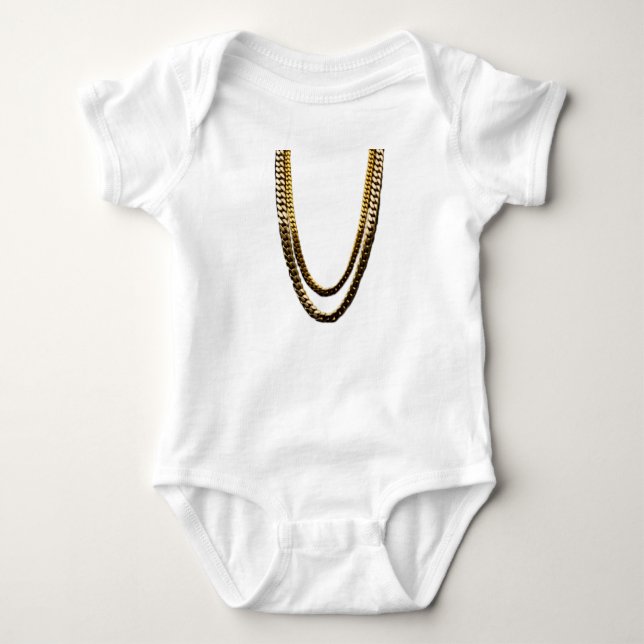 baby hip hop chain bodysuit (Front)