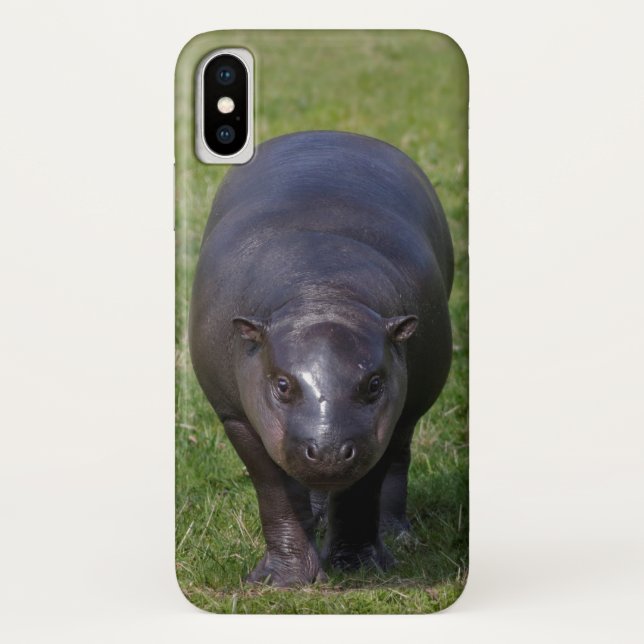 Baby Hippo iPhone X Case (Back)
