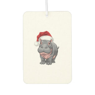 Baby Hippo Moo Deng Christmas Shirt For Kids , Wom Car Air Freshener